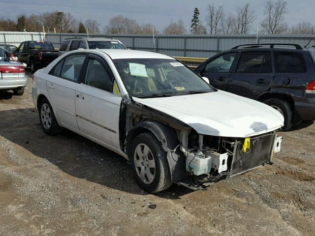 5NPET4AC2AH650952 - 2010 HYUNDAI SONATA GLS WHITE photo 1