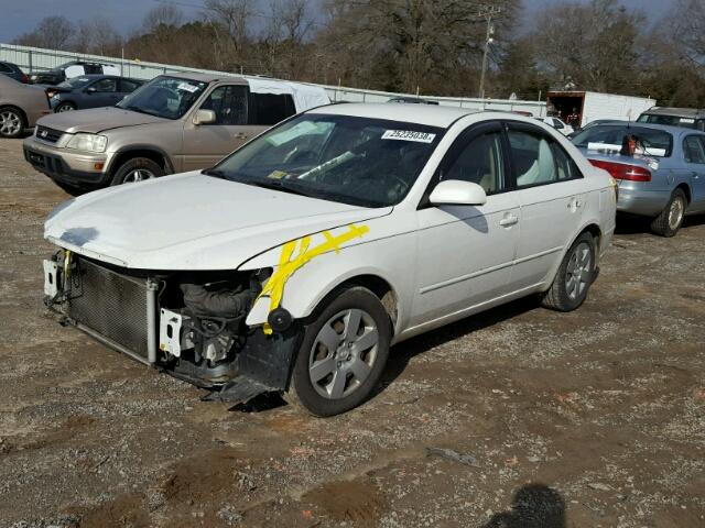 5NPET4AC2AH650952 - 2010 HYUNDAI SONATA GLS WHITE photo 2