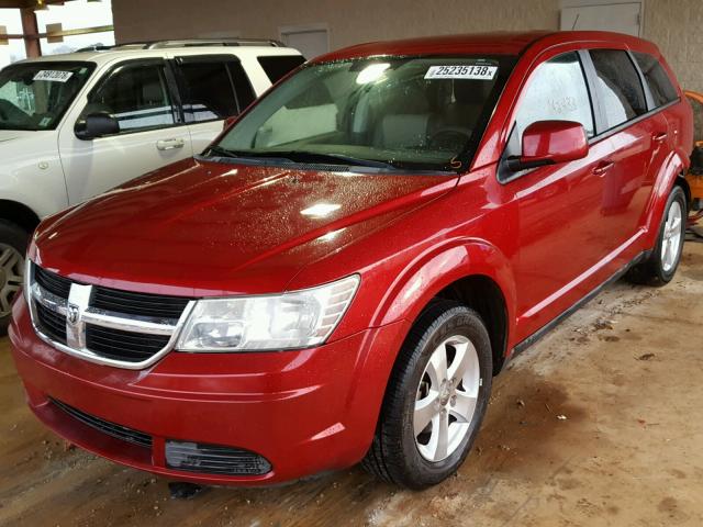 3D4GG57V39T526652 - 2009 DODGE JOURNEY SX BURGUNDY photo 2