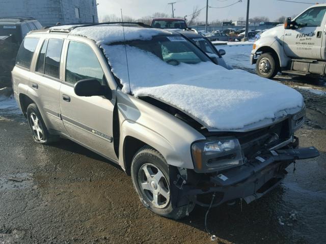 1GNDT13S022378250 - 2002 CHEVROLET TRAILBLAZE GRAY photo 1