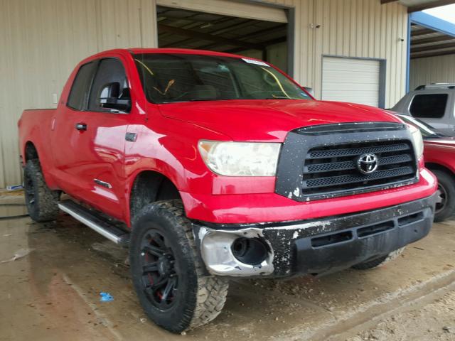 5TFRV54108X058766 - 2008 TOYOTA TUNDRA DOU RED photo 1