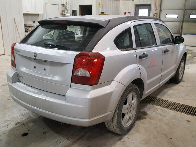 1B3HB28B18D776173 - 2008 DODGE CALIBER SILVER photo 4