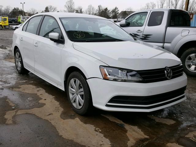 3VW2B7AJ4HM403570 - 2017 VOLKSWAGEN JETTA S WHITE photo 1