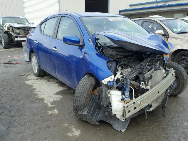 3N1CN7AP9GL818412 - 2016 NISSAN VERSA S BLUE photo 1