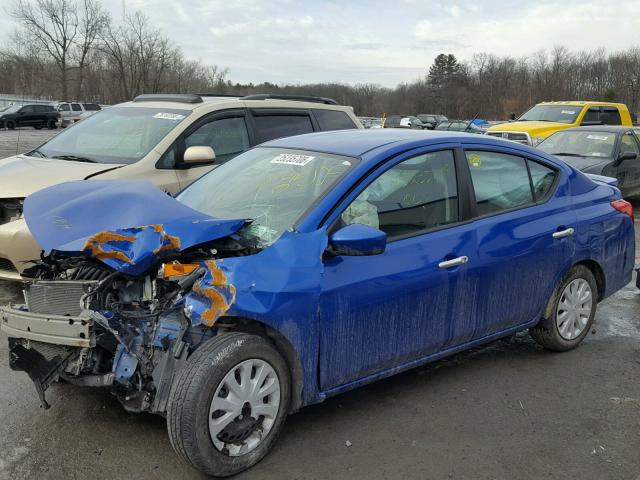 3N1CN7AP9GL818412 - 2016 NISSAN VERSA S BLUE photo 2