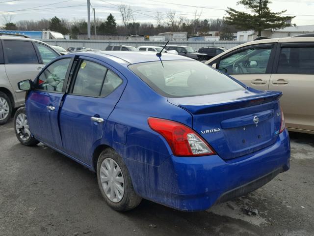 3N1CN7AP9GL818412 - 2016 NISSAN VERSA S BLUE photo 3