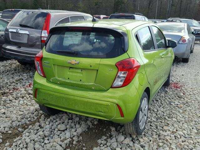 KL8CB6SA5GC568777 - 2016 CHEVROLET SPARK LS GREEN photo 4