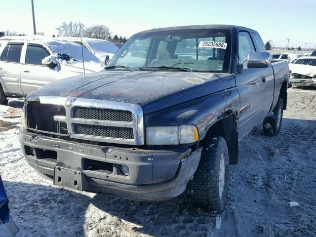 3B7HF13Y1TM193110 - 1996 DODGE RAM 1500 BLACK photo 2