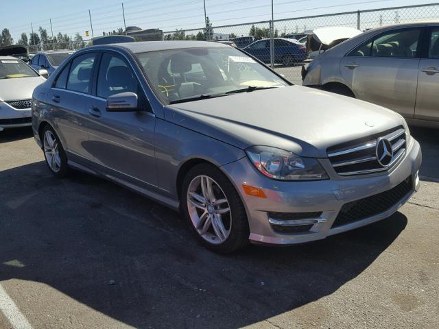 WDDGF4HB8ER305023 - 2014 MERCEDES-BENZ C 250 GRAY photo 1