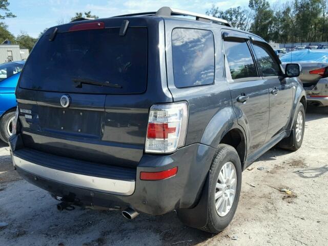 4M2CU87799KJ06848 - 2009 MERCURY MARINER PR GRAY photo 4