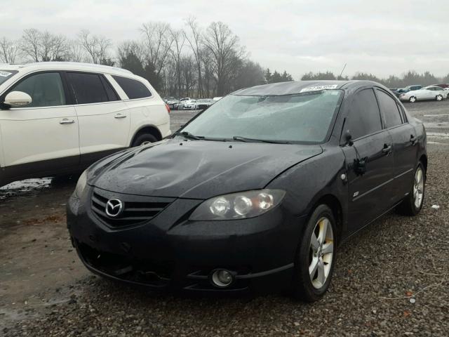 JM1BK323961540574 - 2006 MAZDA 3 S BLACK photo 2