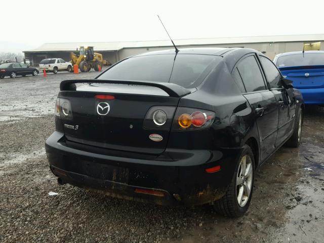 JM1BK323961540574 - 2006 MAZDA 3 S BLACK photo 4