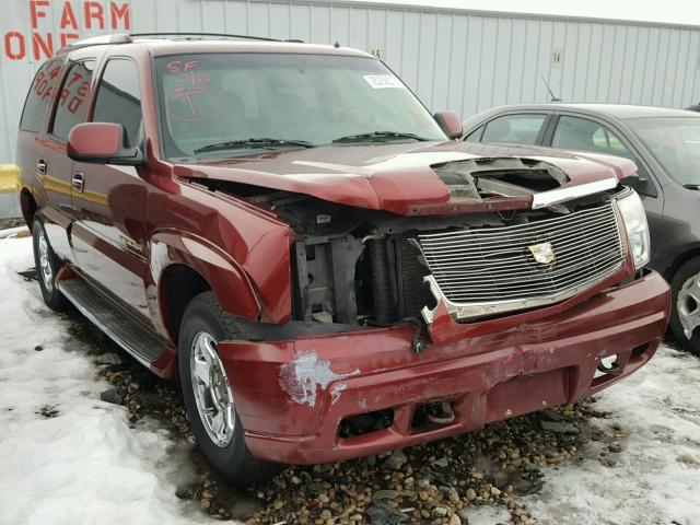 1GYEK63N92R138705 - 2002 CADILLAC ESCALADE L BURGUNDY photo 1