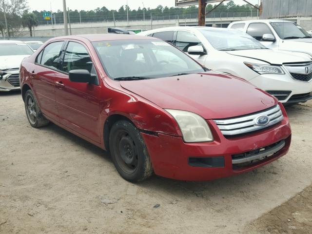 3FAHP06Z87R101632 - 2007 FORD FUSION S RED photo 1