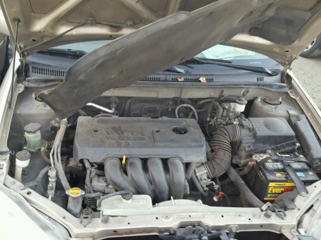 1NXBR30E16Z656460 - 2006 TOYOTA COROLLA CE TAN photo 7