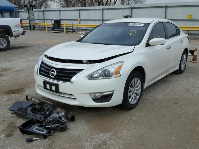 1N4AL3APXEC110266 - 2014 NISSAN ALTIMA 2.5 WHITE photo 2