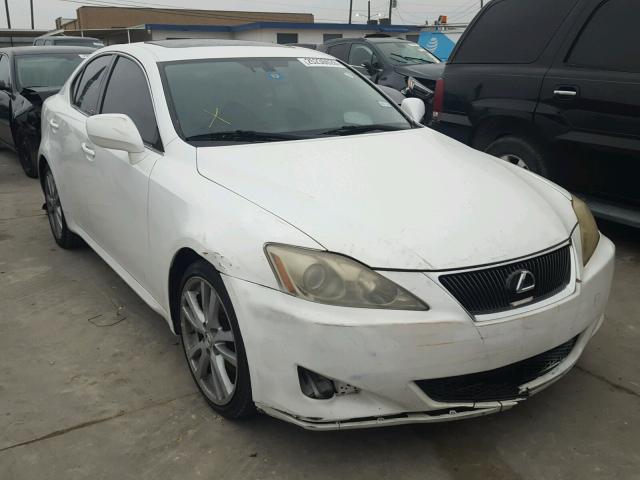 JTHBK262172039037 - 2007 LEXUS IS 250 WHITE photo 1