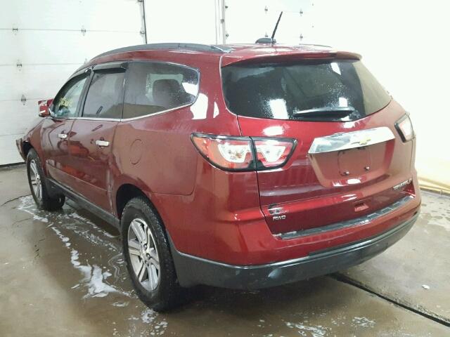 1GNKVGKD6GJ146918 - 2016 CHEVROLET TRAVERSE L MAROON photo 3