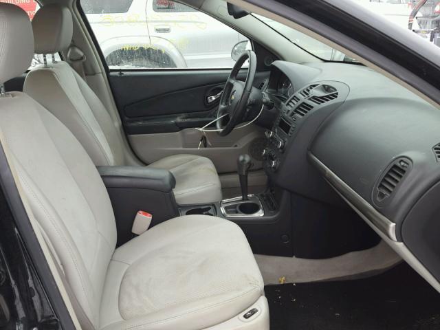 1G1ZU57N67F127491 - 2007 CHEVROLET MALIBU LTZ შავი ფოტო 5