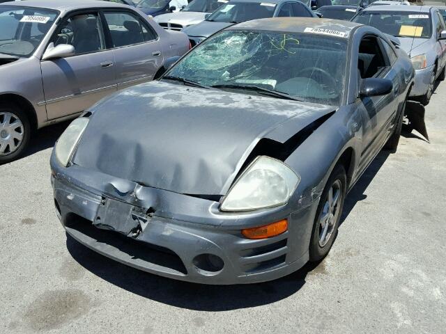 4A3AC34G63E061278 - 2003 MITSUBISHI ECLIPSE RS GRAY photo 2