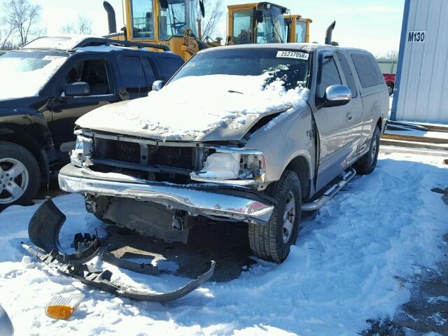 1FTRX17L5YNA23412 - 2000 FORD F150 TAN photo 2