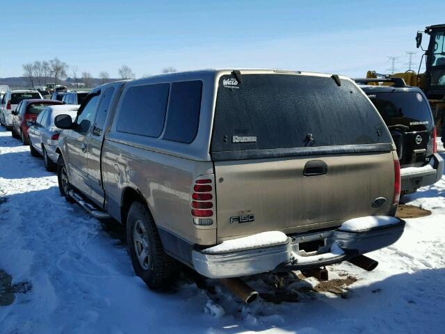 1FTRX17L5YNA23412 - 2000 FORD F150 TAN photo 3