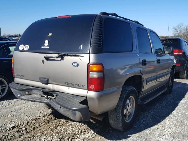 1GNEC13T81R126443 - 2001 CHEVROLET TAHOE C150 TAN photo 4