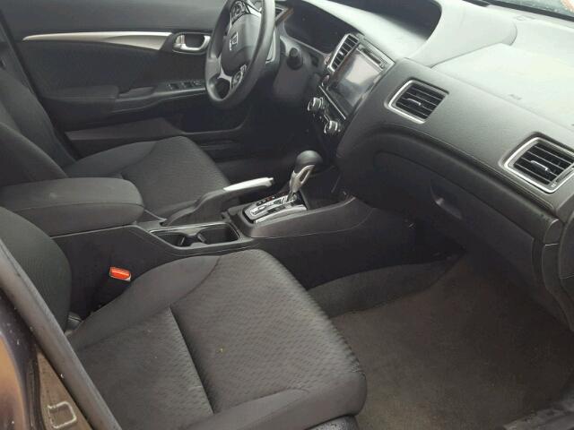 19XFB2F81EE001847 - 2014 HONDA CIVIC EX გრაფიტი ფოტო 5