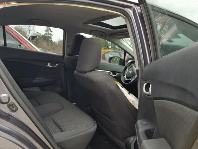 19XFB2F81EE001847 - 2014 HONDA CIVIC EX გრაფიტი ფოტო 6