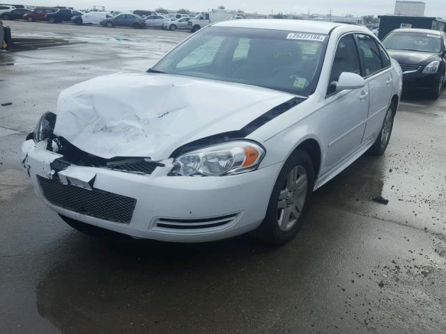 2G1WG5E32C1335798 - 2012 CHEVROLET IMPALA LT WHITE photo 2