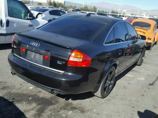 WAUCD64BX4N092630 - 2004 AUDI A6 S-LINE BLACK photo 4