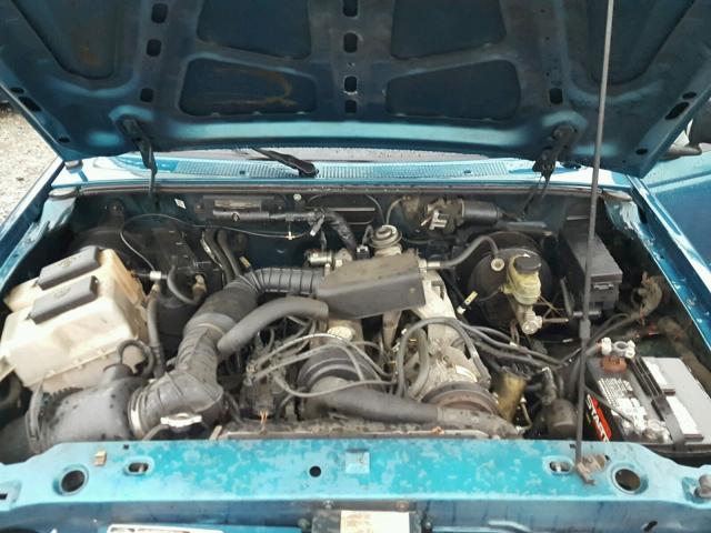 1FTCR10A6VUA24319 - 1997 FORD RANGER GREEN photo 7