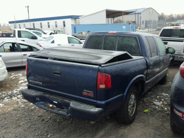 1GTDT13X23K121323 - 2003 GMC SONOMA BLUE photo 4