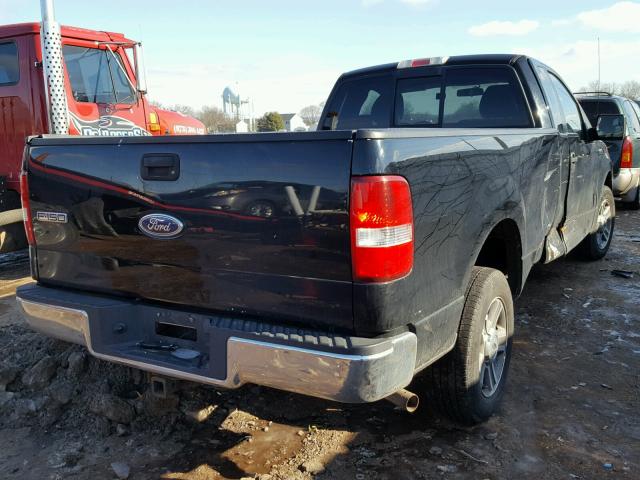 1FTPF12555NA96598 - 2005 FORD F150 BLACK photo 4