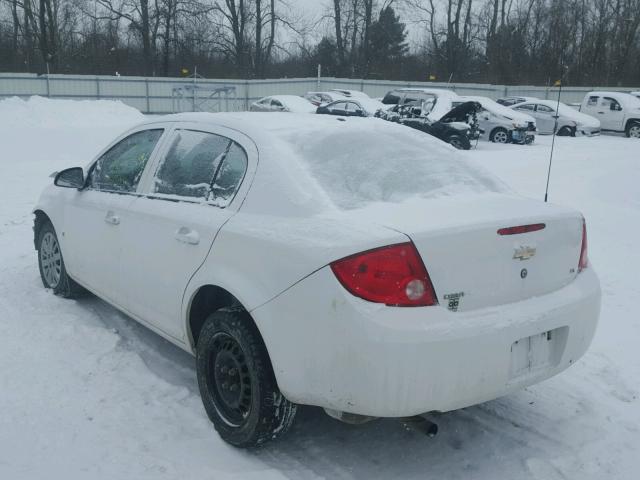 1G1AB5F58A7102355 - 2010 CHEVROLET COBALT LS WHITE photo 3