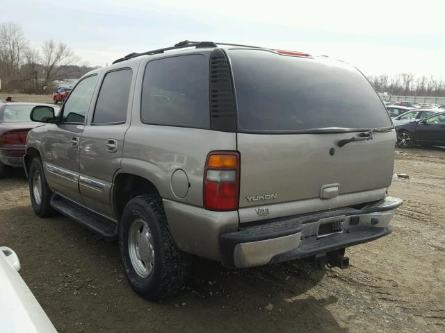 1GKEK13Z53J185696 - 2003 GMC YUKON TAN photo 3