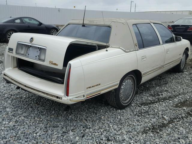 1G6KE54Y1XU802103 - 1999 CADILLAC DEVILLE DE WHITE photo 4