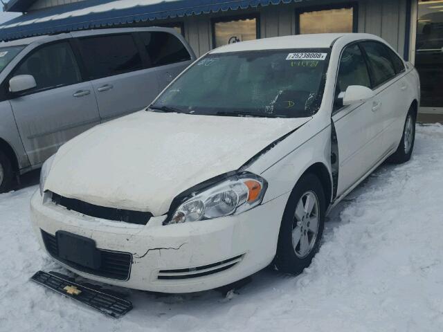 2G1WT58N379295764 - 2007 CHEVROLET IMPALA LT WHITE photo 2