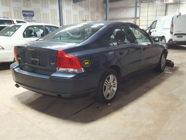 YV1RS592662554654 - 2006 VOLVO S60 2.5T BLUE photo 4