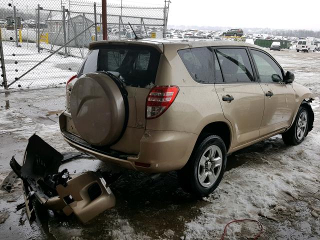 JTMBF33V495002348 - 2009 TOYOTA RAV4 GOLD photo 4