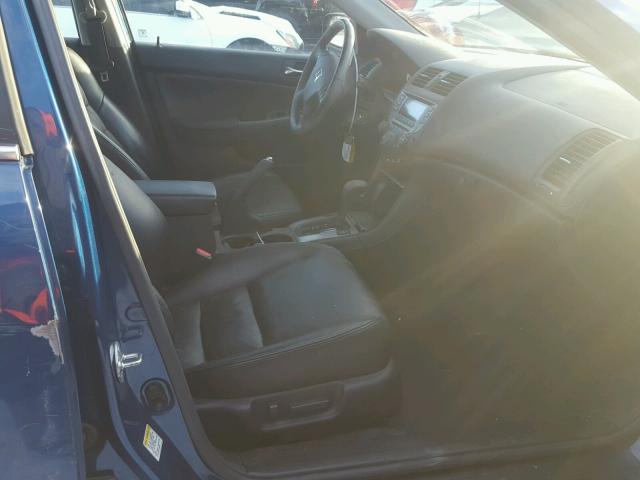 1HGCM66506A031681 - 2006 HONDA ACCORD EX BLUE photo 5