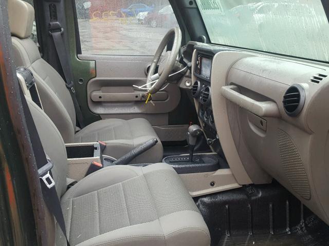 1J4GA59147L214173 - 2007 JEEP WRANGLER S 绿色 照片 5