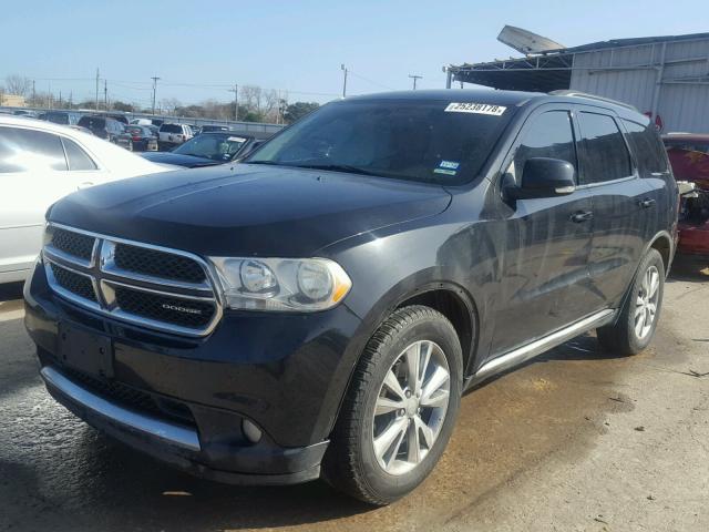 1D4RD4GG9BC666929 - 2011 DODGE DURANGO CR BLACK photo 2