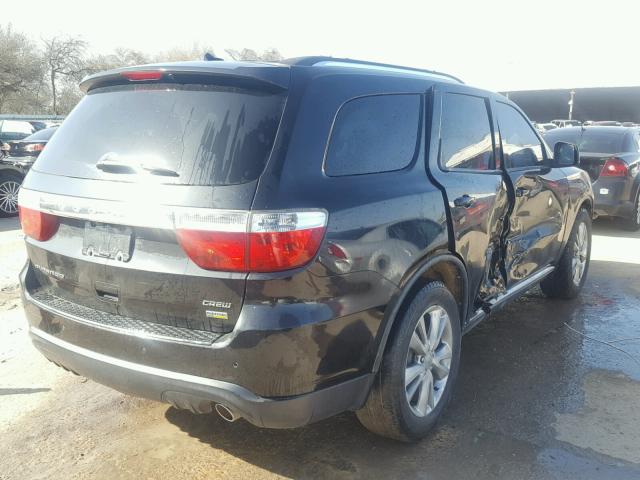 1D4RD4GG9BC666929 - 2011 DODGE DURANGO CR BLACK photo 4