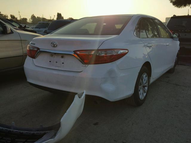 4T4BF1FK1FR510334 - 2015 TOYOTA CAMRY LE WHITE photo 4