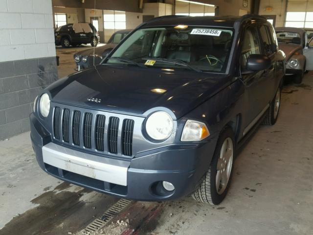 1J8FT57W87D180977 - 2007 JEEP COMPASS LI BLUE photo 2