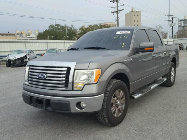 1FTFW1CV6AFA35341 - 2010 FORD F150 SUPER GRAY photo 2