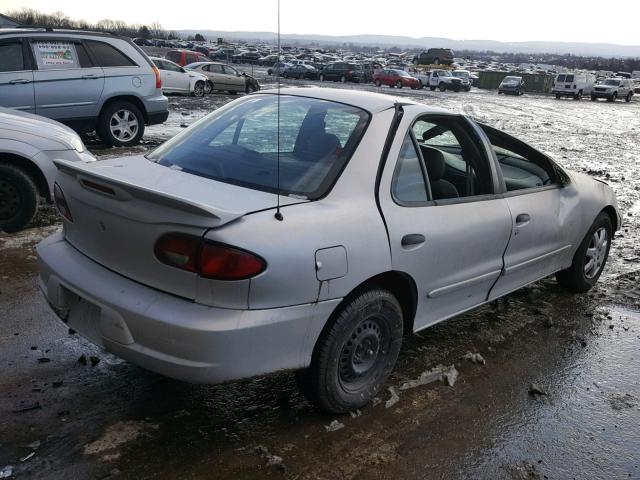 1G1JC524727233496 - 2002 CHEVROLET CAVALIER B SILVER photo 4