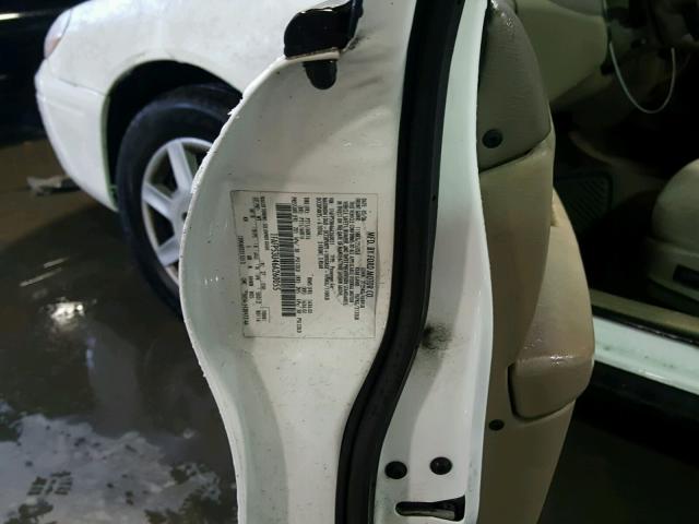 1FAFP53U46A260055 - 2006 FORD TAURUS SE WHITE photo 10