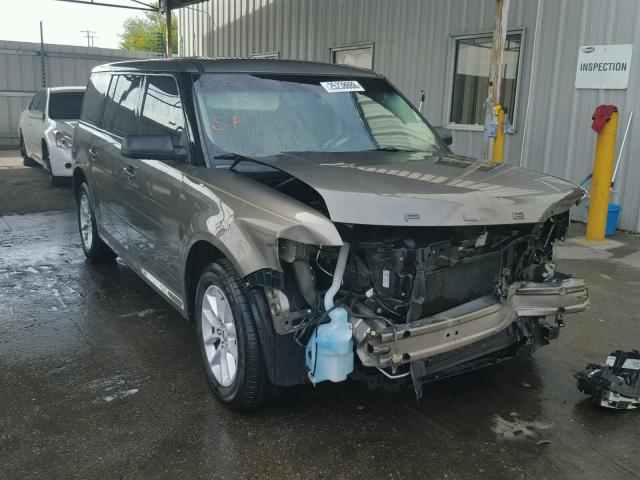 2FMGK5B81EBD15867 - 2014 FORD FLEX SE TAN photo 1